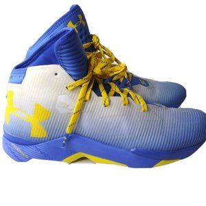 Under Armour Curry 2.5 Men's Size 8.5 Shoes Blue White Yellow OG Steph